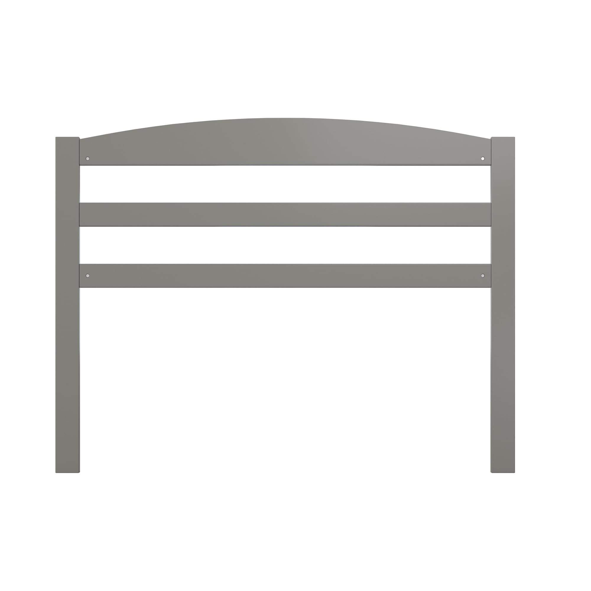 AFI Warren Full Size Wood Headboard with USB Charging Ports - Grey Finish for Modern Bedroom Decor & Convenient Device Charging