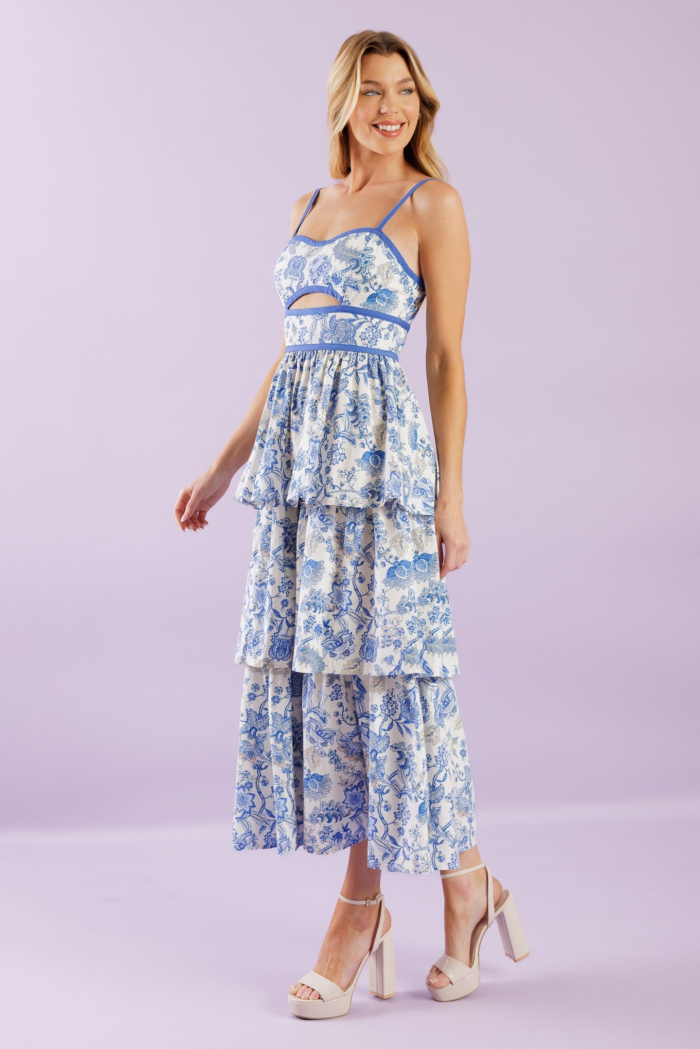 Stylish A Great Escape Woven Midi Dress for Women - Perfect for Summer Vacations, Beach Getaways & Casual Outings