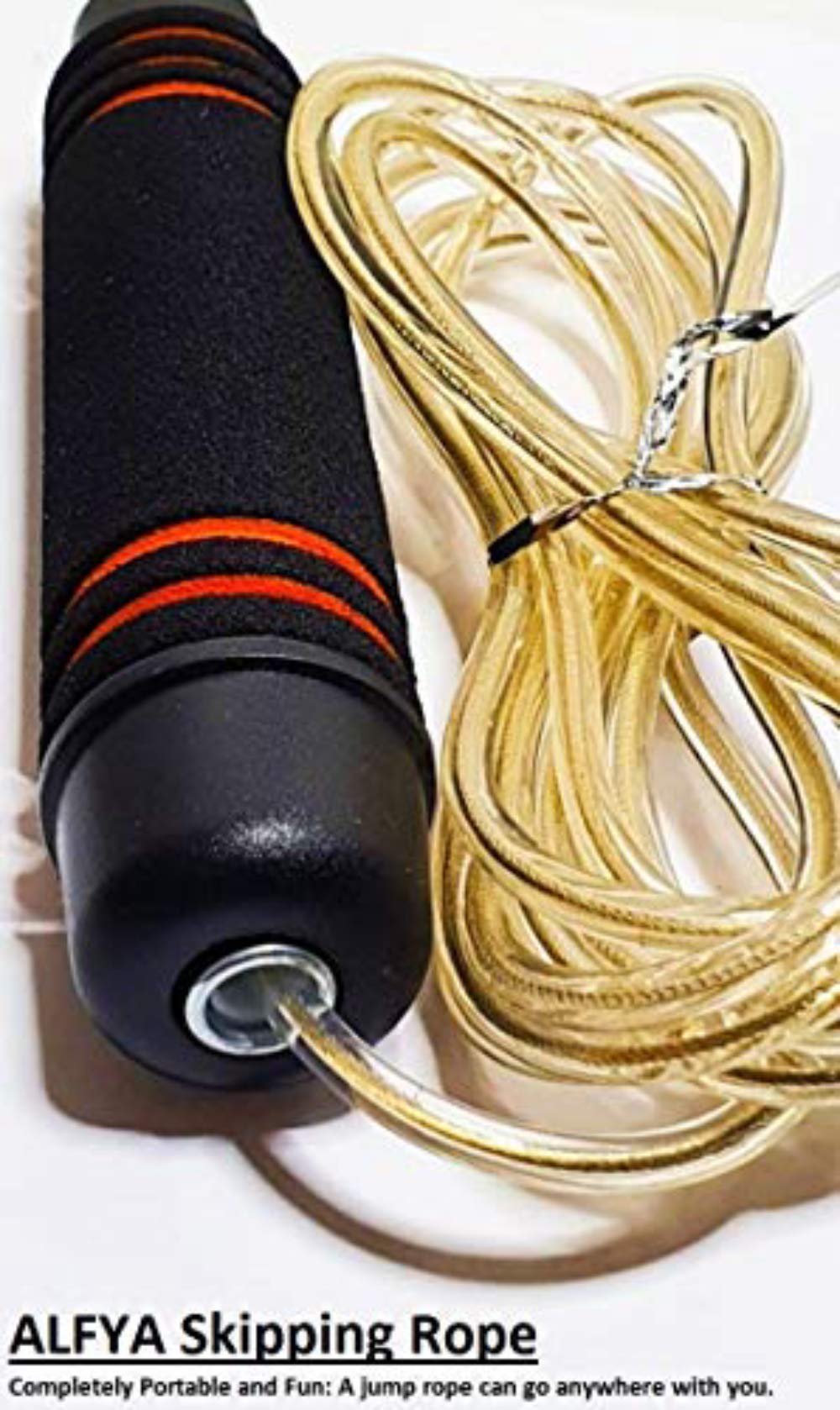 Adjustable Speed Jump Rope for Adults - Tangle-Free Fitness Rope with Memory Foam Handles & Ball Bearings - Ideal for Men & Women Workouts, Cardio Training, and Home Gym Exercises