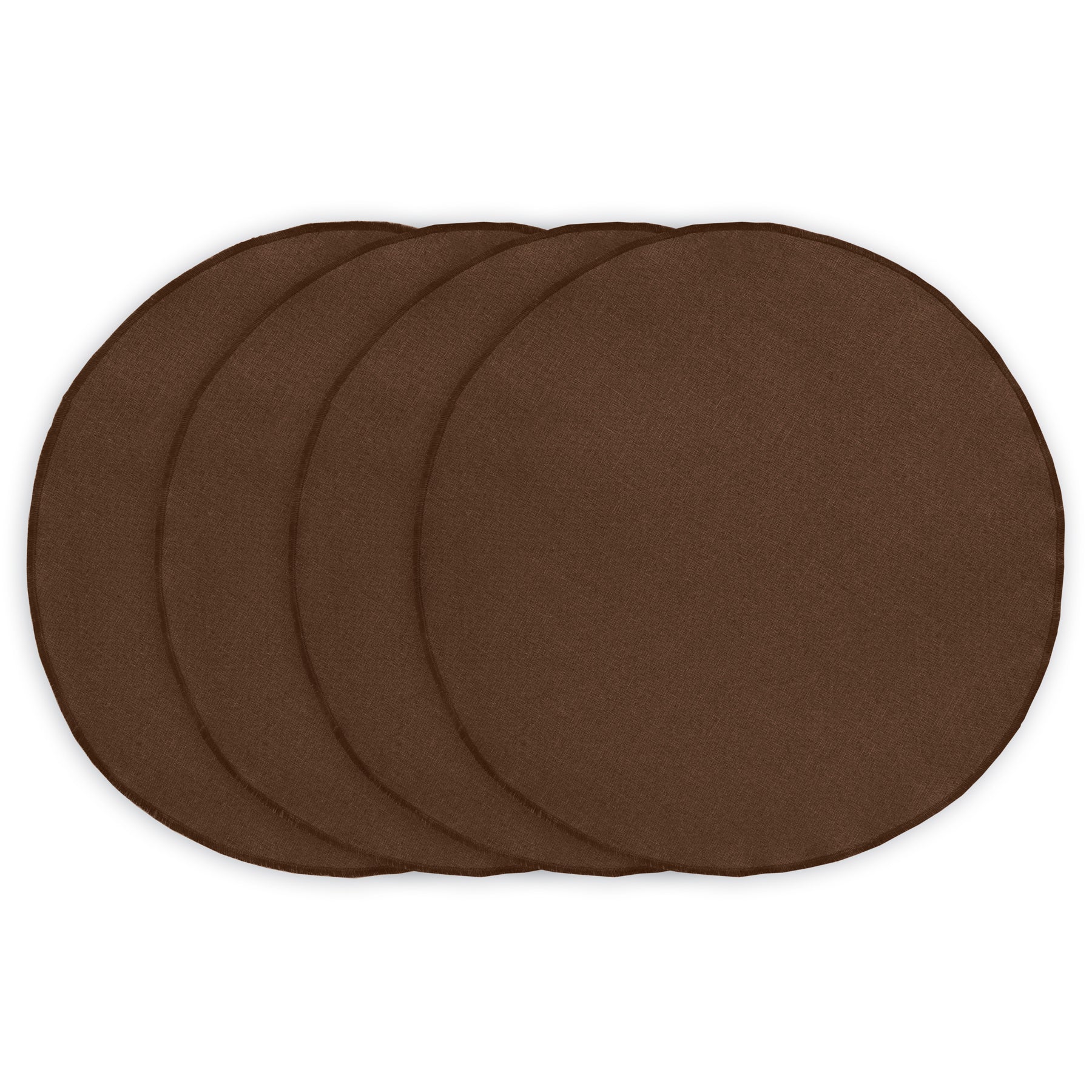 Premium Round Placemats Set of 4 - Non-Slip Heat Resistant Table Mats for Dining & Decor - Perfect for Dinner Parties, Holidays & Everyday Use