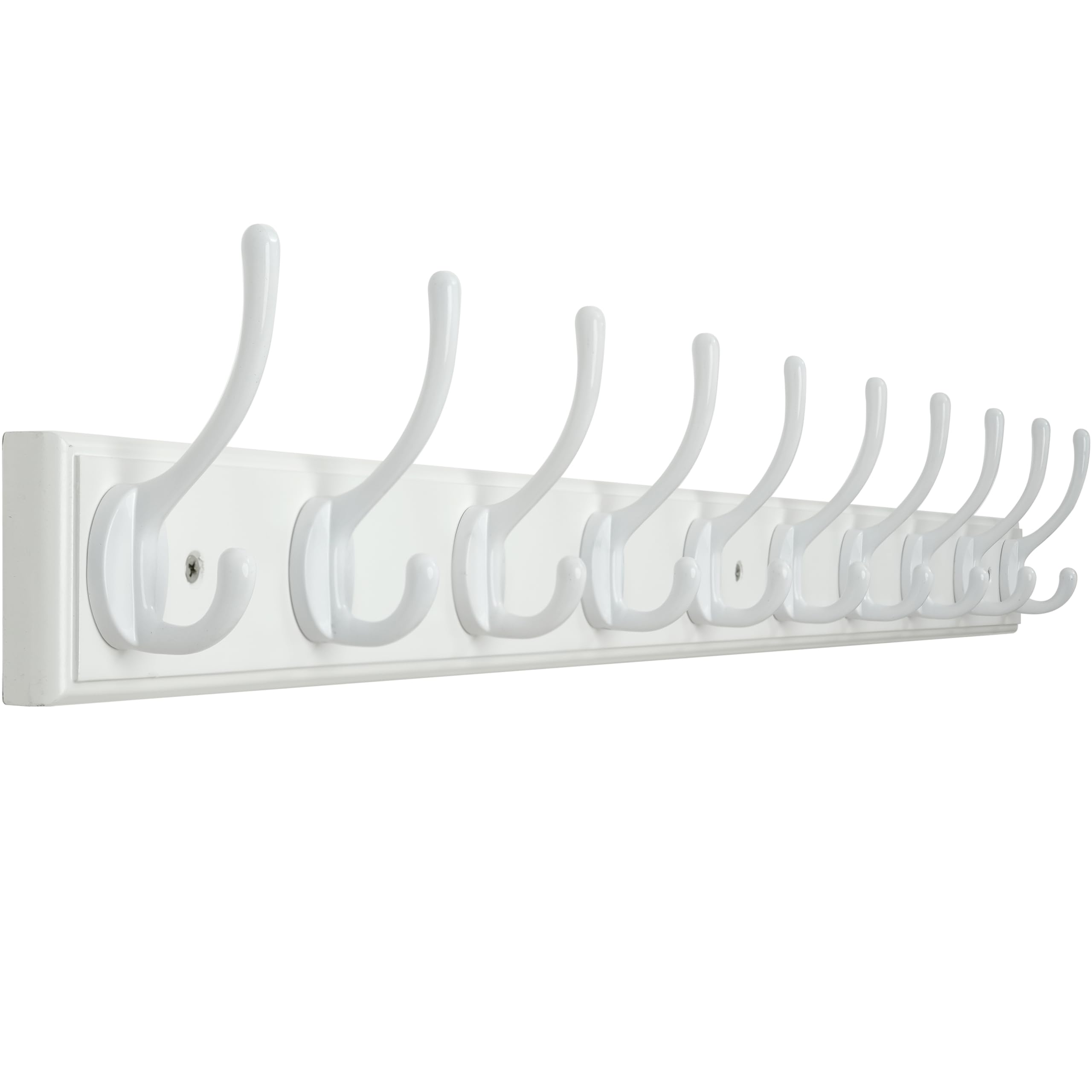 WEBI 10-Hook Wall Mounted Coat Rack - 38.25