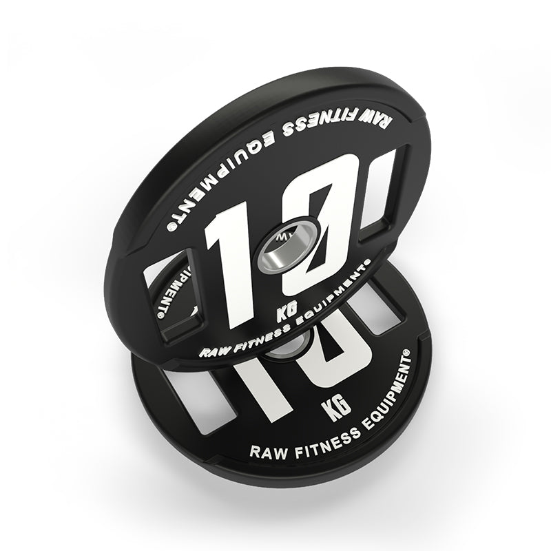 10KG Pair Weight Plates for Strength Training - Durable Cast Iron Gym Weights for Home & Commercial Use - Perfect for CrossFit, Powerlifting & Fitness Workouts
