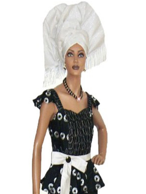 Elegant Black and Silver African Lace Top for Women - Stylish Party Wear, Evening Outfits & Special Occasion Blouse