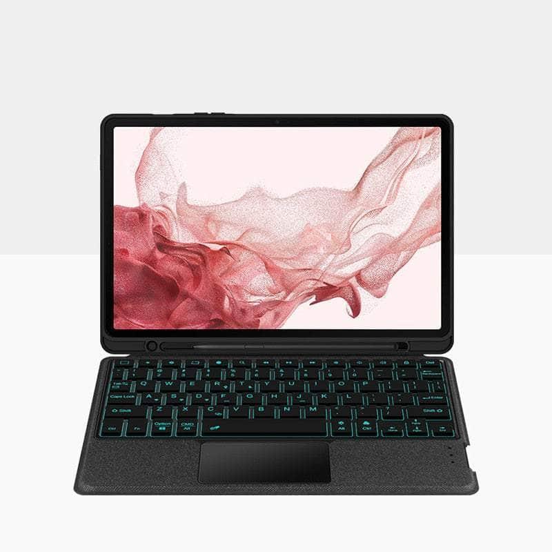 Samsung Galaxy Tab S9 11-inch Smart Bluetooth Backlit Keyboard Case with Multi-Device Connectivity - Perfect for Work, Study & Travel