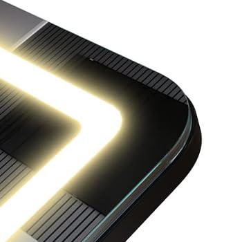 Round Black Led