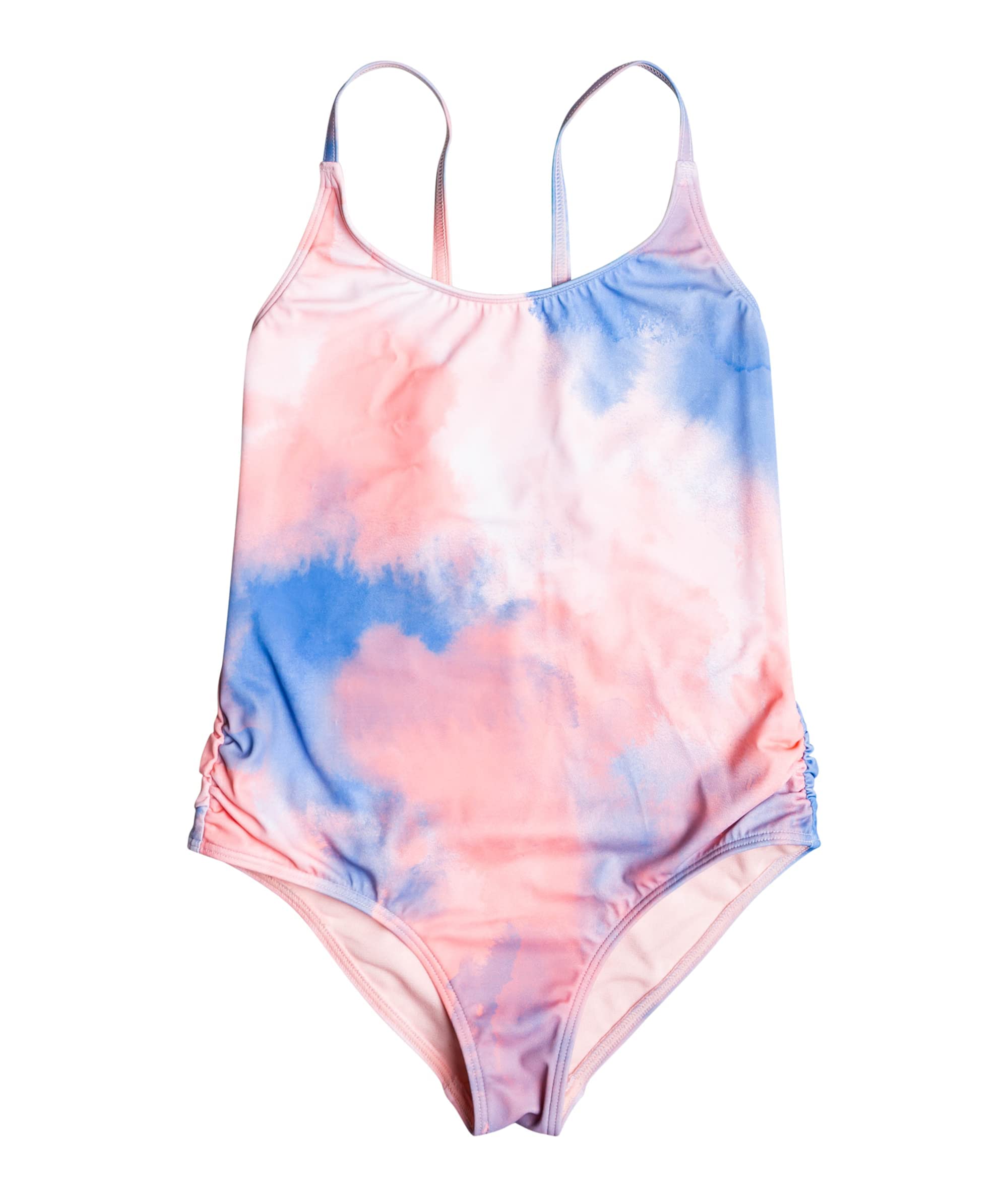 Roxy Girls' Malibu Story One Piece Swimsuit - Stylish & Comfortable Bathing Suit for Beach, Pool & Summer Vacations
