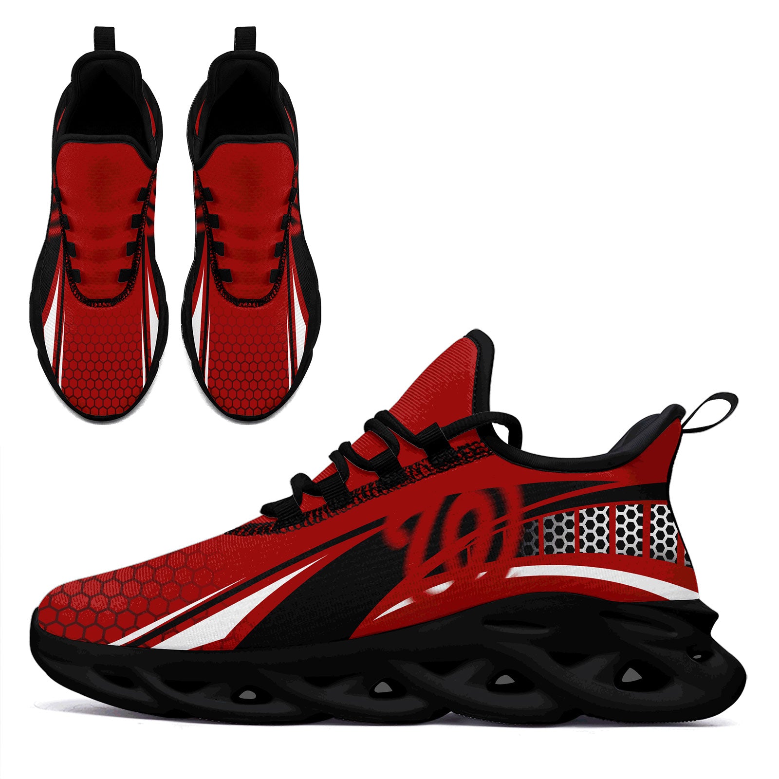 Custom Maxsoul Personalized Sneakers - Breathable Lightweight Running Shoes for Men & Women (FN003 E025022) - Perfect for Jogging, Gym Workouts & Casual Wear