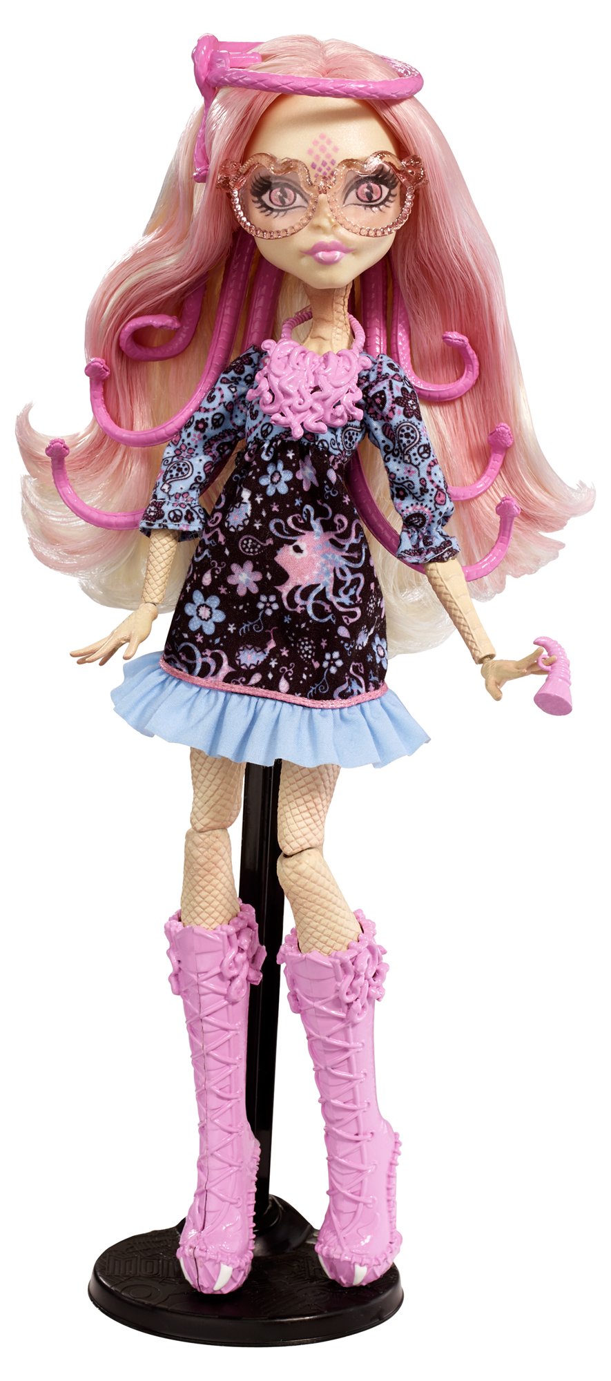Monster High Frights Camera Action Viperine Gorgon Doll - Collectible Fashion Doll for Kids & Fans | Perfect for Playtime, Display & Gift Giving