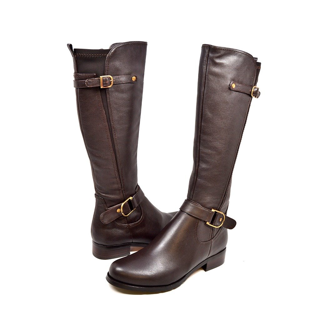 Abigail Extra Slim Calf Women's Leather Boots - 12