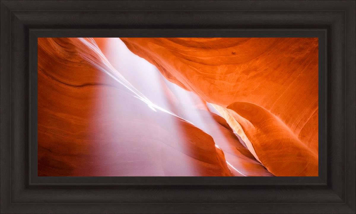 Stunning Antelope Canyon Light Shafts Wall Art - Natural Sunbeam Photography Print for Home & Office Decor - Perfect for Living Rooms, Bedrooms & Workspaces