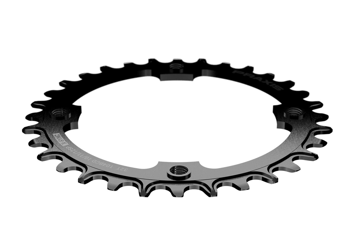 Praxis MTB E-Ring Steel 104 BCD 1x Narrow Wide Chainring - Durable Bike Chainring for Mountain Biking & Trail Riding