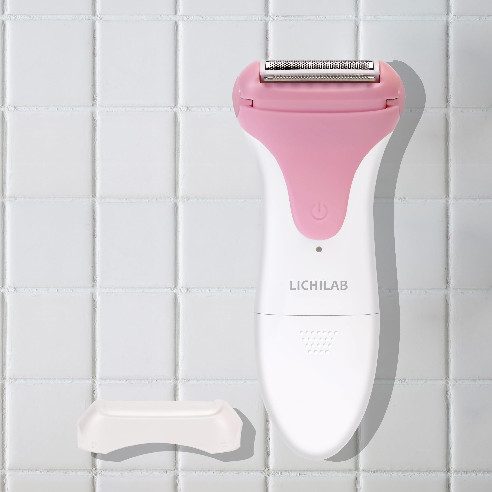 Best Women's Electric Razor - Lady Shaver for Bikini, Legs & Underarms - Wet & Dry Cordless Pubic Hair Trimmer - Peach/PK8Y - Perfect for Travel, Gym & Smooth Skin Care