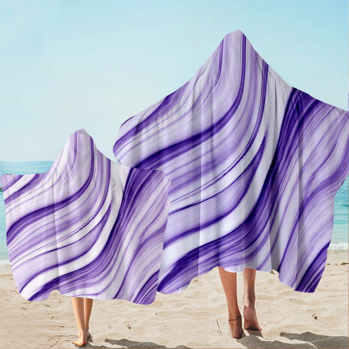 Premium Pfeiffer Beach Hooded Towel - Soft & Absorbent Unisex Beach Towel with Hood for Kids & Adults - Perfect for Beach, Pool, Travel & Outdoor Activities
