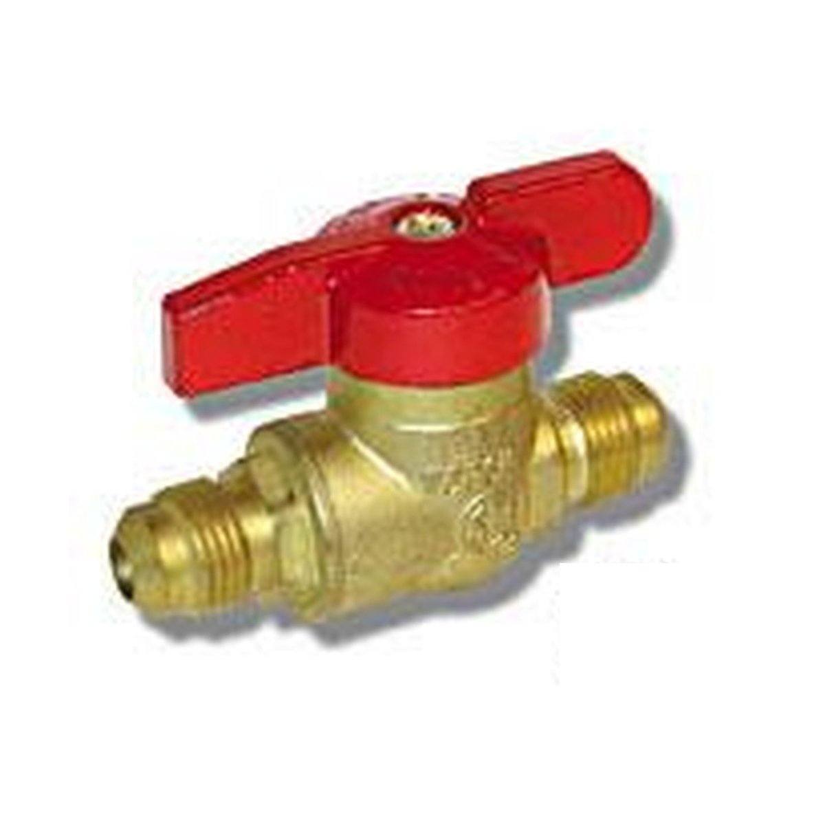 Style 59 Gas Ball Valve - 1 Piece Flare x Flare Connection for Plumbing, HVAC & Gas Line Applications
