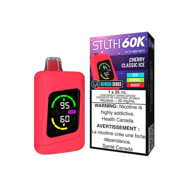 STLTH 60K Disposable Vape - 60000 Puffs & 25mL E-Liquid Capacity | Long-Lasting Vaping Device for Travel, Parties & Daily Use | Ontario Compliant
