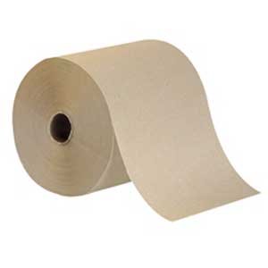 Envision EPA Brown Towel Roll - Eco-Friendly, Absorbent & Durable Paper Towels for Home, Kitchen & Office Cleaning