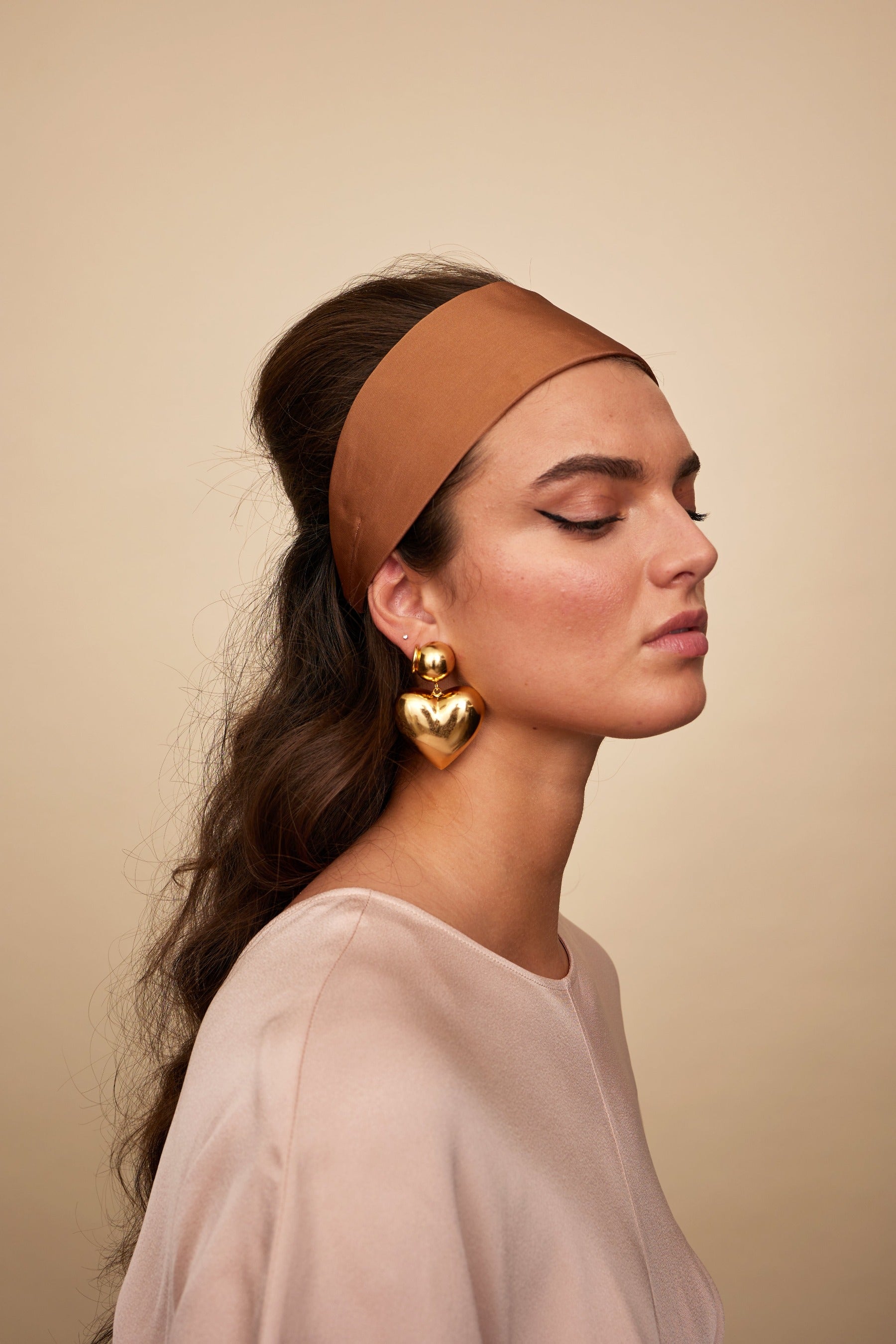Gigi Heart Earrings for Women - Dainty Gold/Silver Heart Stud Earrings - Perfect for Valentine's Day, Anniversary & Everyday Wear