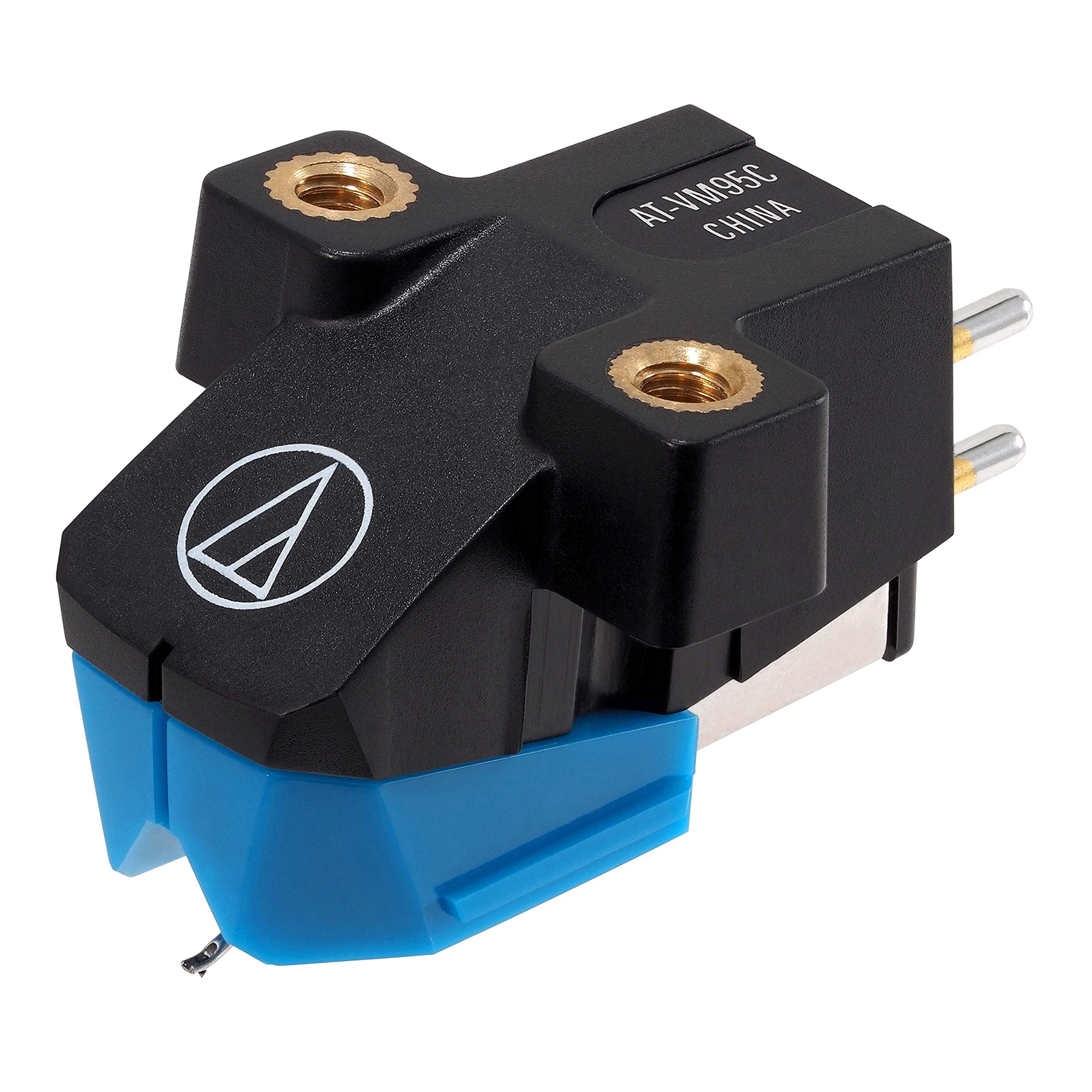Audio-Technica AT-VM95E Elliptical Replacement Stylus & AT-VM95C Dual Moving Magnet Turntable Cartridge Bundle - High-Quality Vinyl Record Player Needles for Audiophiles & DJs - Perfect for Home Stereo Systems & Professional Music Setups
