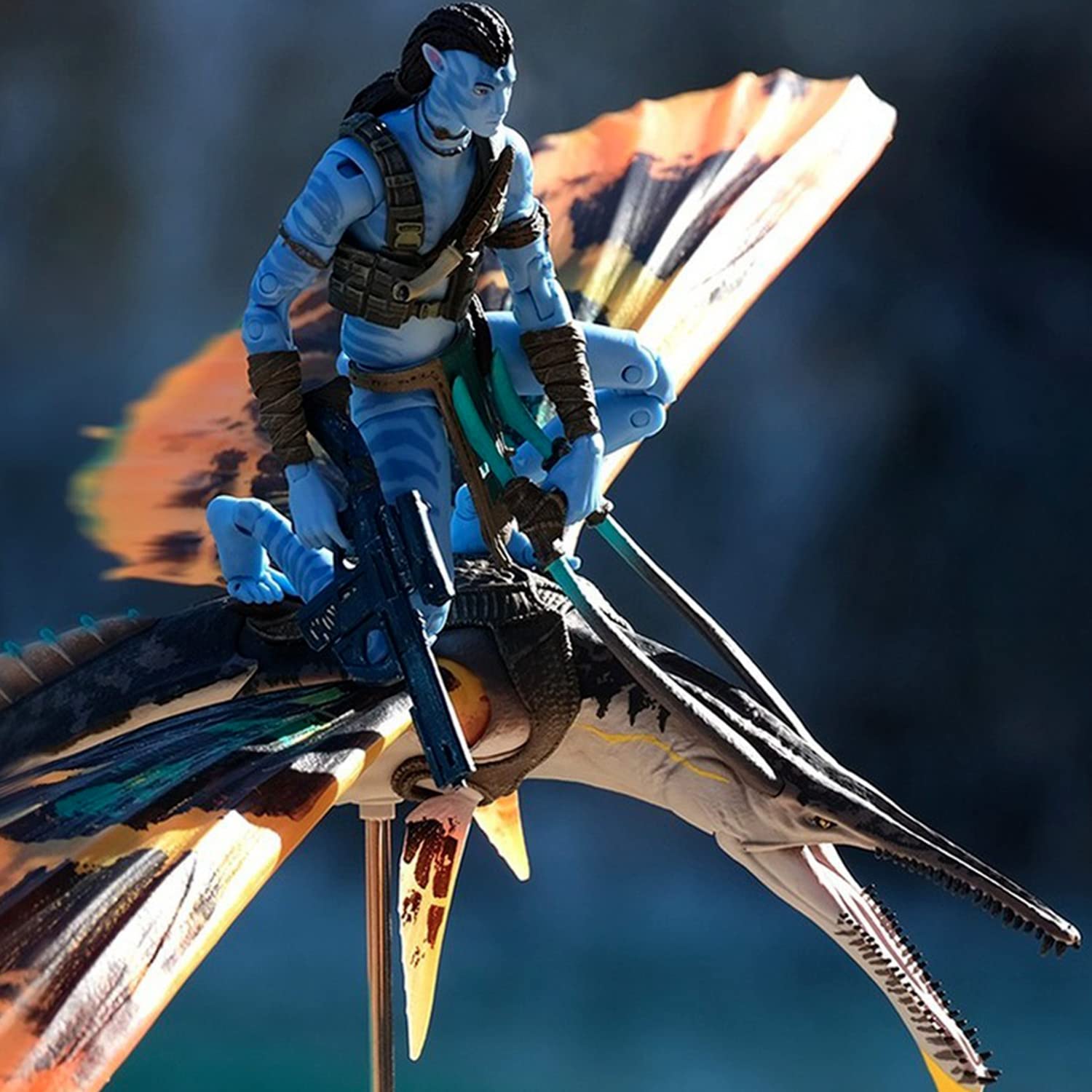McFarlane Toys Avatar: The Way of Water Jake Sully Reef Battle Action Figure - Collectible Movie Character Toy for Fans & Gift Idea - Perfect for Display, Play & Avatar Themed Collections