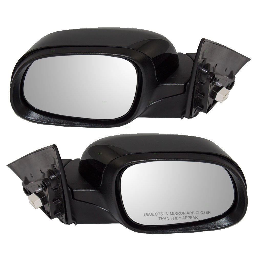 Heated Power Side View Mirrors Replacement Pair Set with Covers for 2014-2019 Kia Soul - Model 87610B2510 & 87620B2510 - Perfect for Winter Driving and Enhanced Visibility