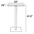 Euro Elodie Bar Table - Modern Kitchen & Dining Room Counter Height Table for Small Spaces, Breakfast Nook, or Home Bar - Perfect for Apartments, Condos & Entertaining