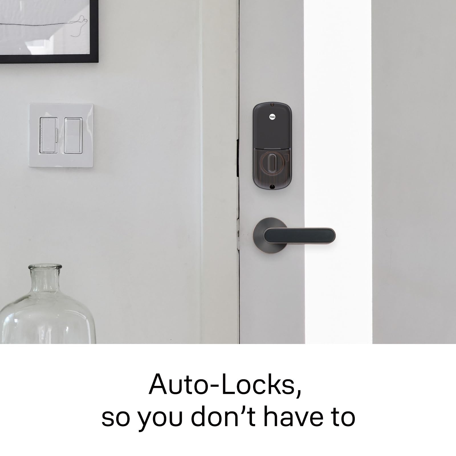 Yale Assure Lock Deadbolt - Oil Rubbed Bronze Digital Touchscreen Keypad with Backup Key | Smart Keyless Entry for Front & Back Doors | Secure & Convenient Home Access Solution for Apartments, Houses & Offices