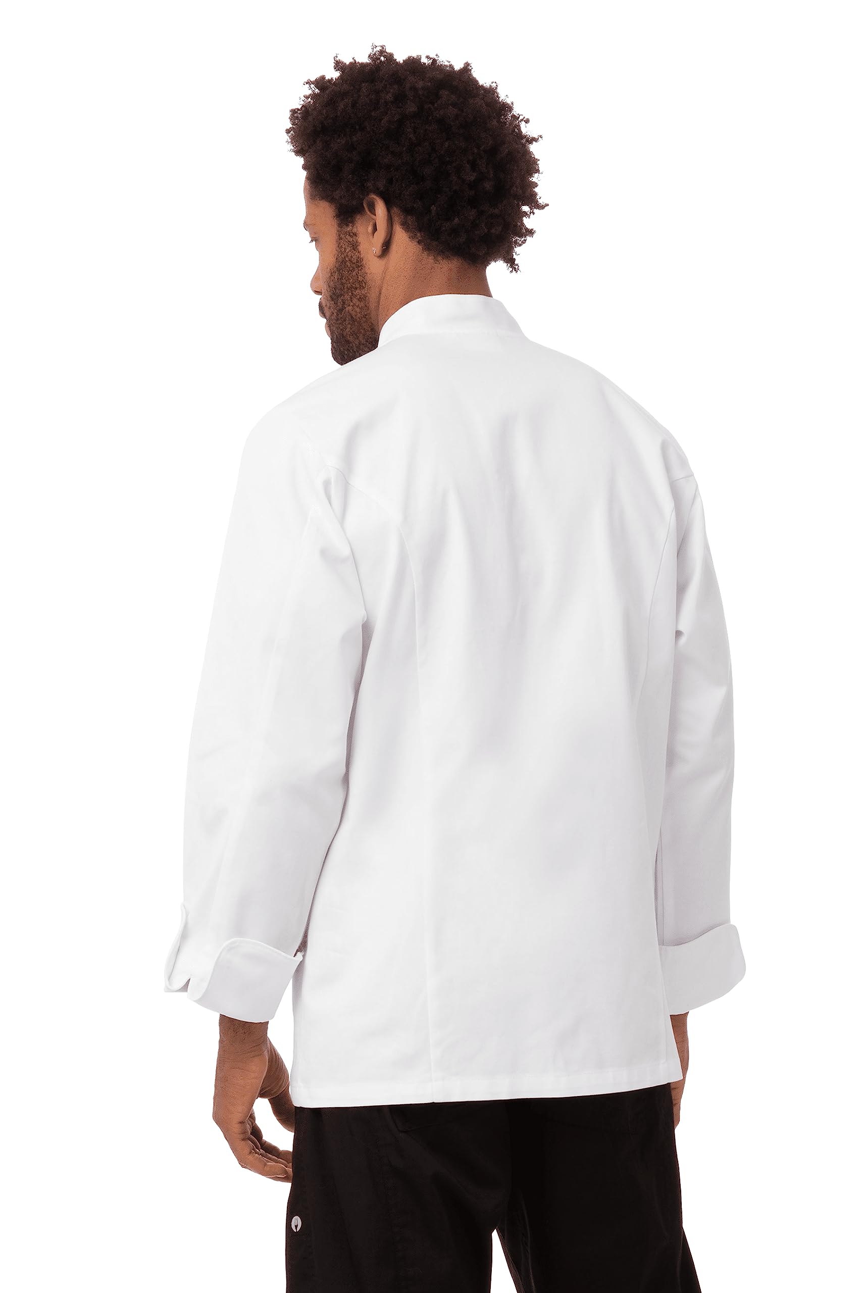 Chef Works Men's Henri Executive Chef Coat - Professional Kitchen Uniform for Cooking, Baking & Culinary Arts - Perfect for Chefs, Bakers & Catering Staff