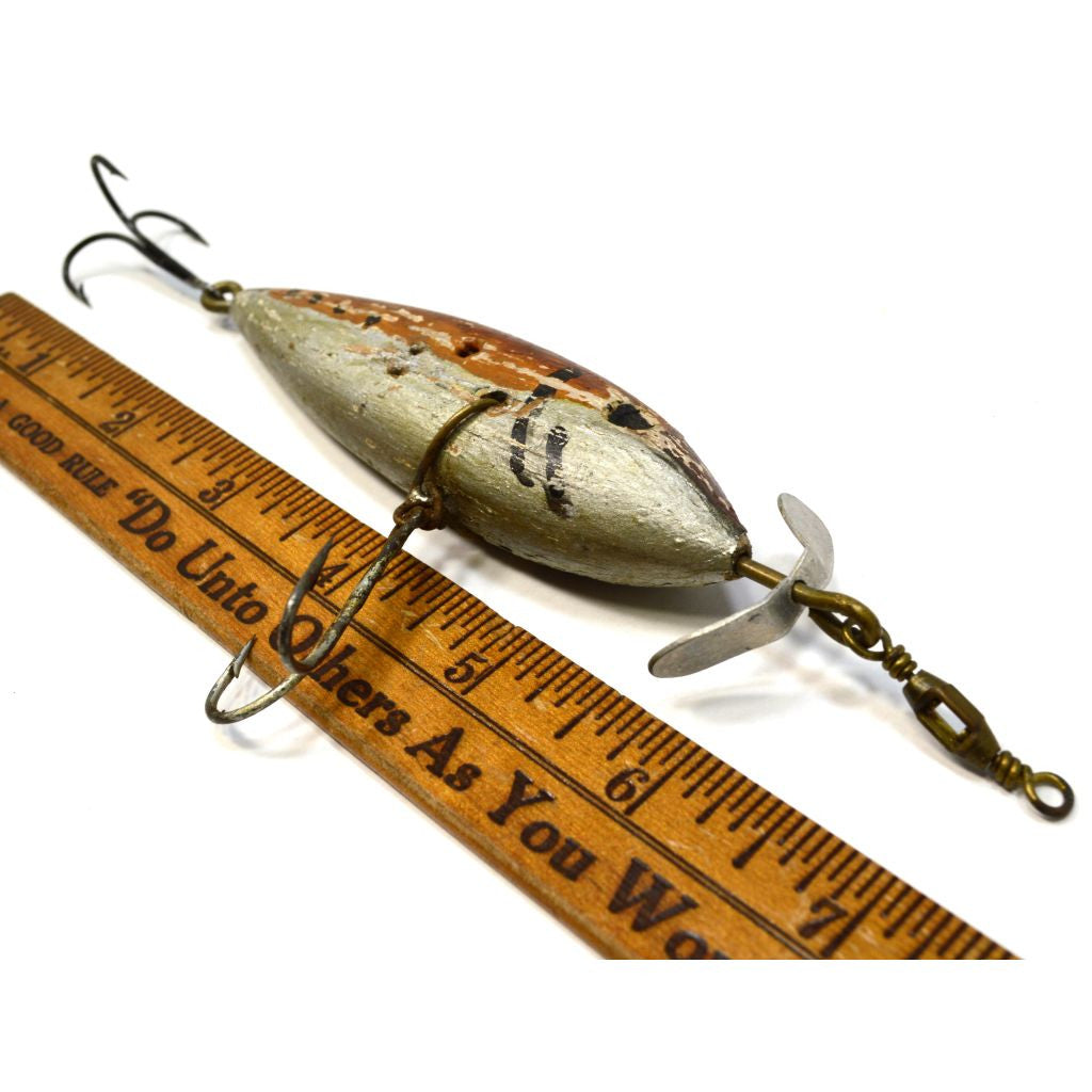 Vintage Handmade Wooden Fishing Lure - 4
