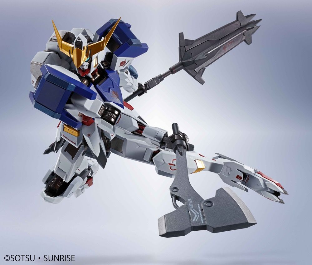 Bandai Metal Robot Spirits Gundam Iron Blooded Orphans ASW-G-08 Gundam Barbatos (1st-4th Form) Action Figure - High-Quality Collectible Model Kit for Anime Fans & Display | Perfect for Home Decor, Office Display & Gundam Collections