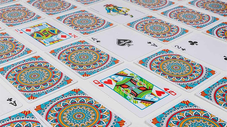 Copag Neo Series (Mandala) Playing Cards - Premium Casino Grade Poker Cards for Professional & Home Games, Cardistry & Magic Tricks | Durable Plastic Coated for Smooth Shuffling & Dealing