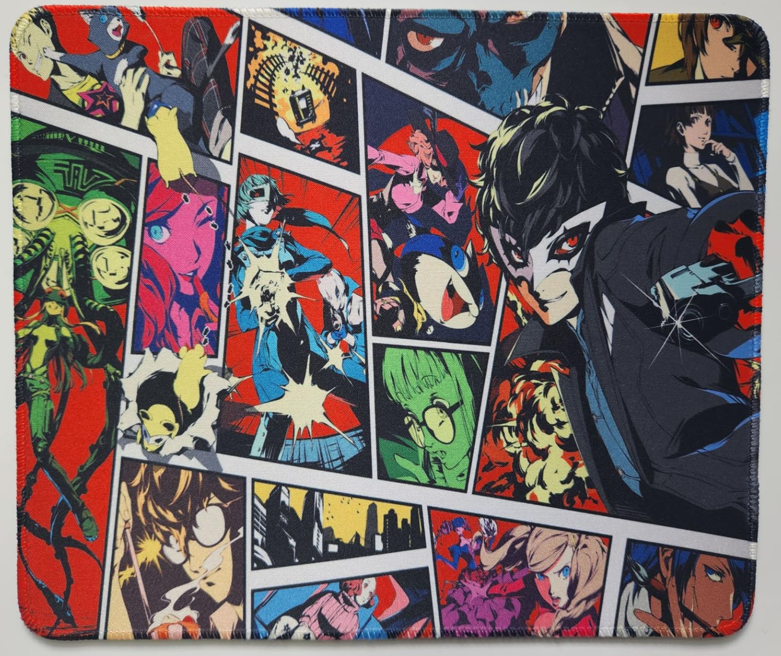 Persona 5 Royal Joker Anime Gaming Mouse Pad - 12x10 Inch Non-Slip Desk Mat for PC, Laptop, Office & Home Use - Cool Gamer Accessory for Computer Work & Video Games