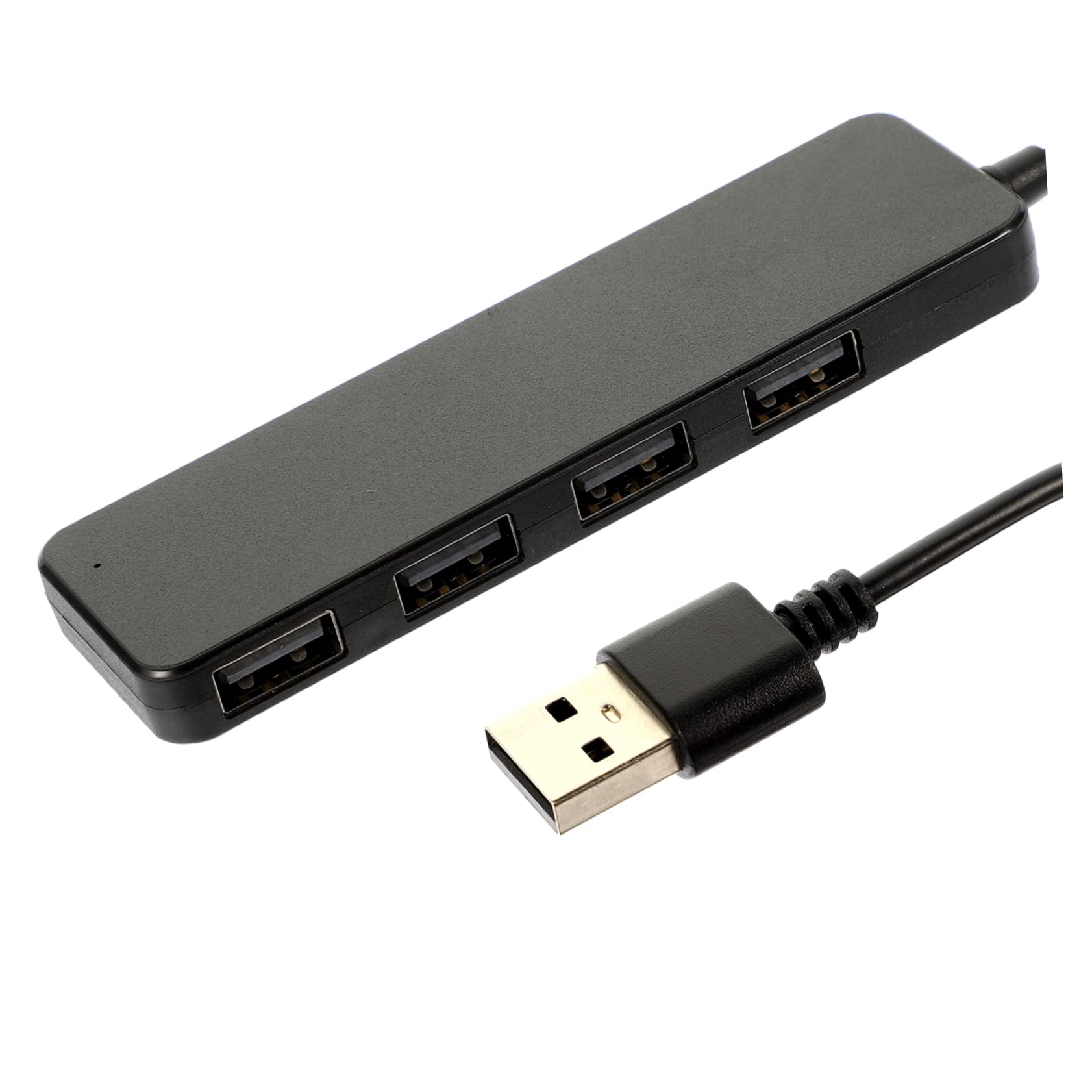 OSALADI 4-Port USB Hub for Laptop - High-Speed USB 2.0 Extension with Data Sync & Charging - Compatible with PC, MacBook, Security Camera, Printer, Keyboard & More - Perfect for Home Office & Gaming Setup