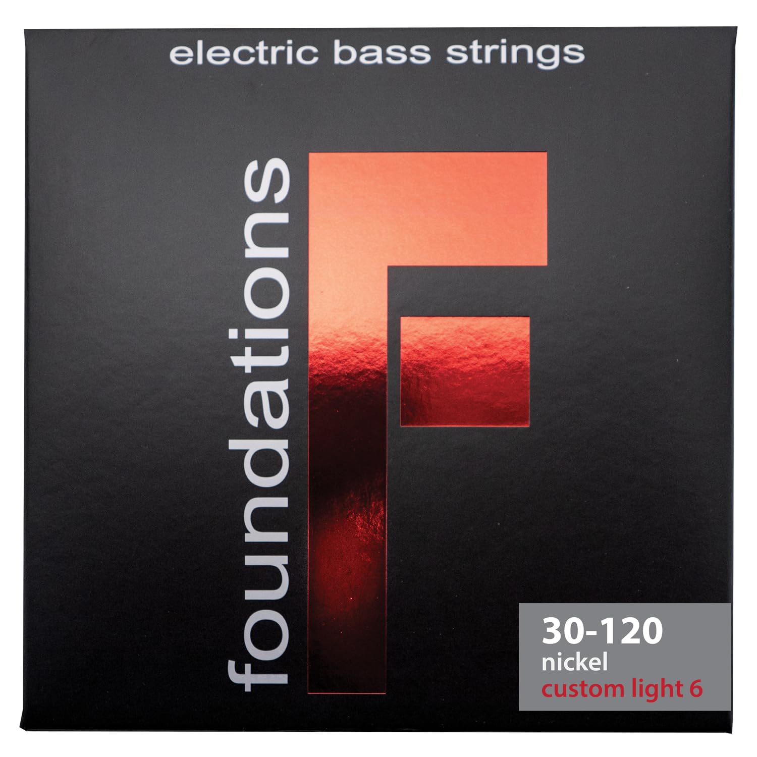 SIT Strings Foundations Nickel Bass Guitar Strings (S.I.T.) - 6-String Bass Custom Light Gauge 30-120 (FN630120L) - Perfect for Rock, Jazz & Studio Recording