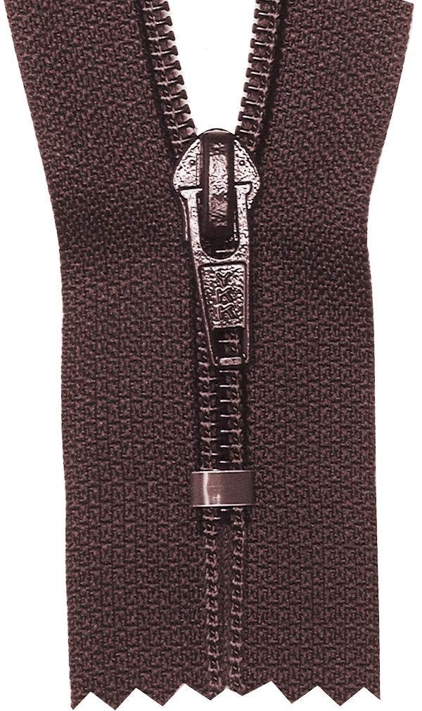 Ohio Travel Bag Coil Boot Zipper #5 - 20 Inch Brown Nylon Teeth Zipper Pull (560-20-BRO) for Luggage, Duffel Bags & Outdoor Gear Repair