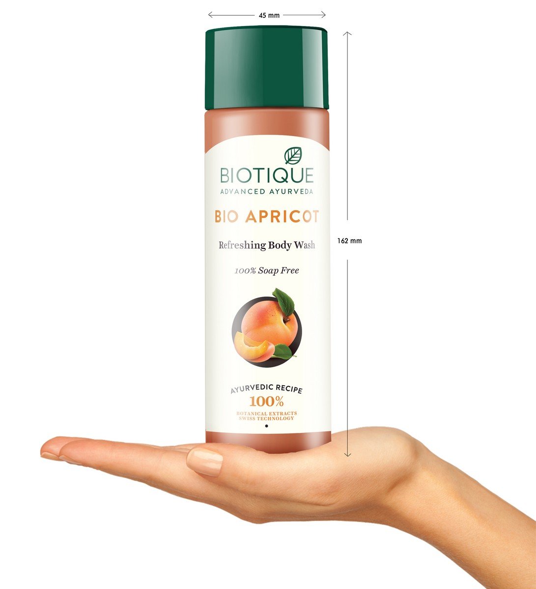 Biotique Bio Sandalwood Sunscreen SPF 50+ Ultra Soothing Face Lotion 50ml & Apricot Refreshing Body Wash 190ml - Natural Skincare for Sun Protection & Daily Hydration - Perfect for Beach, Travel & Sensitive Skin Care Routine