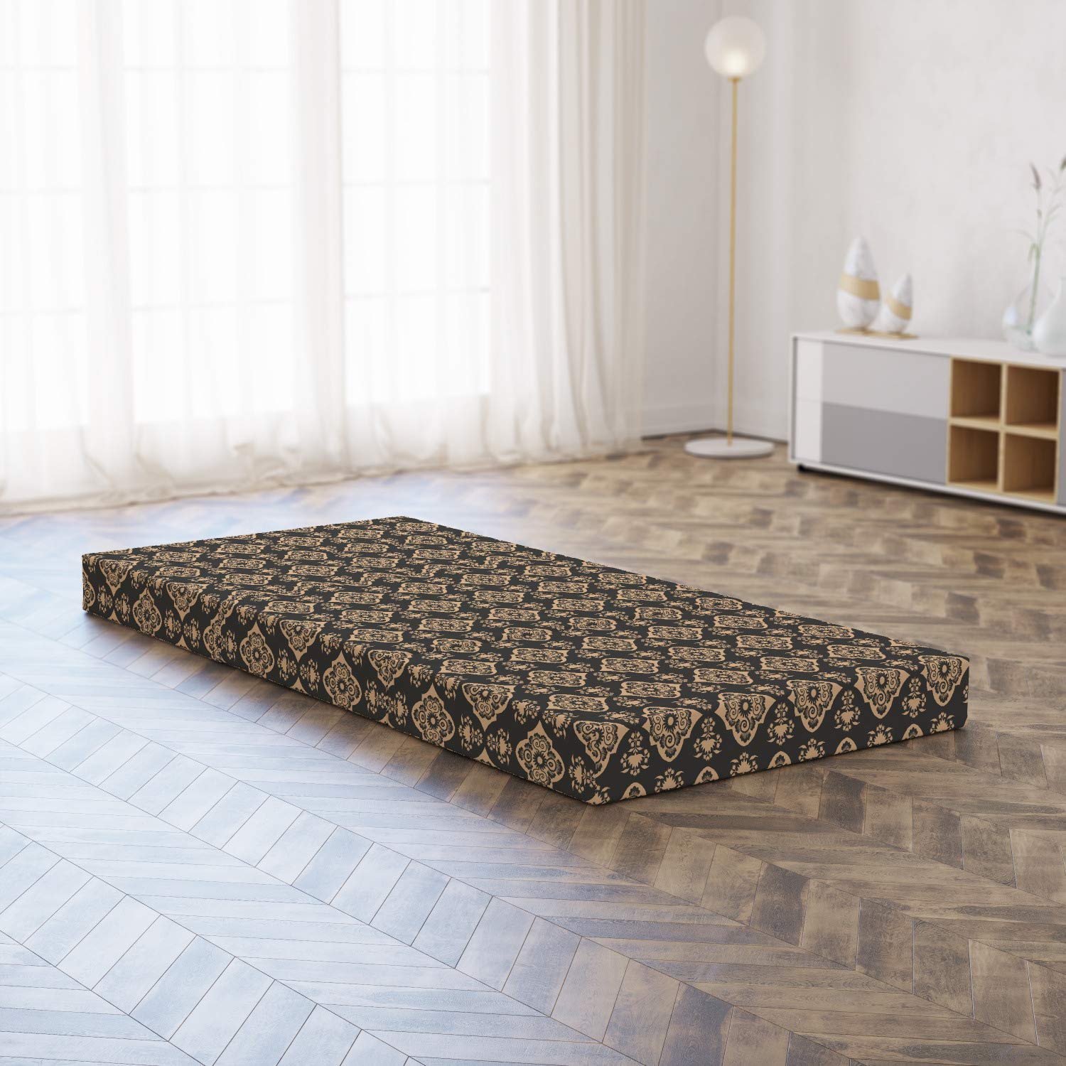Ambesonne Classic Oriental Foldable Mattress - 74.8