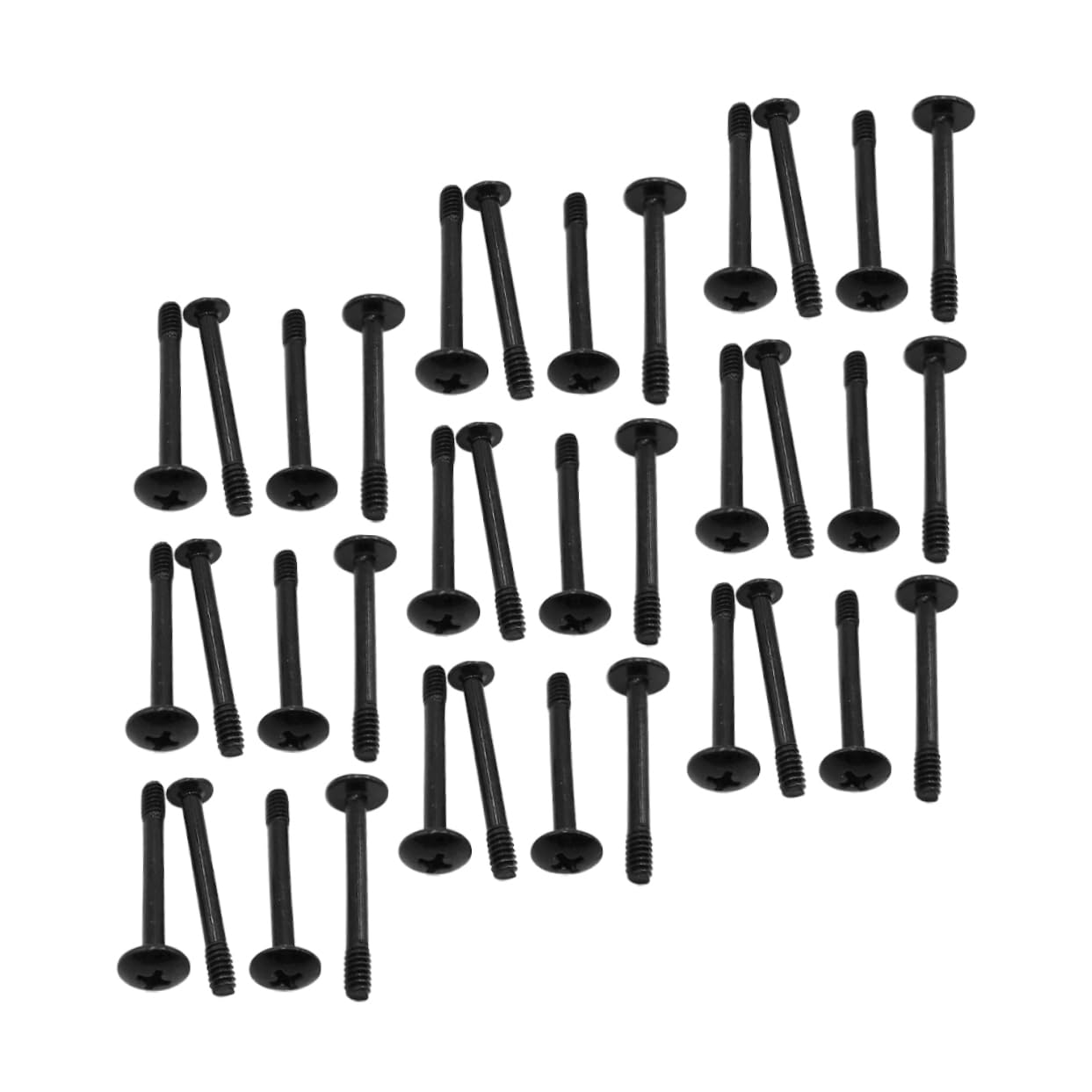 50pcs 30mm PC Case Fan Mounting Screws - HOMSFOU Replacement Computer Screws Kit for Laptop, Desktop & Gaming PC Builds - Perfect for DIY Repairs & Upgrades