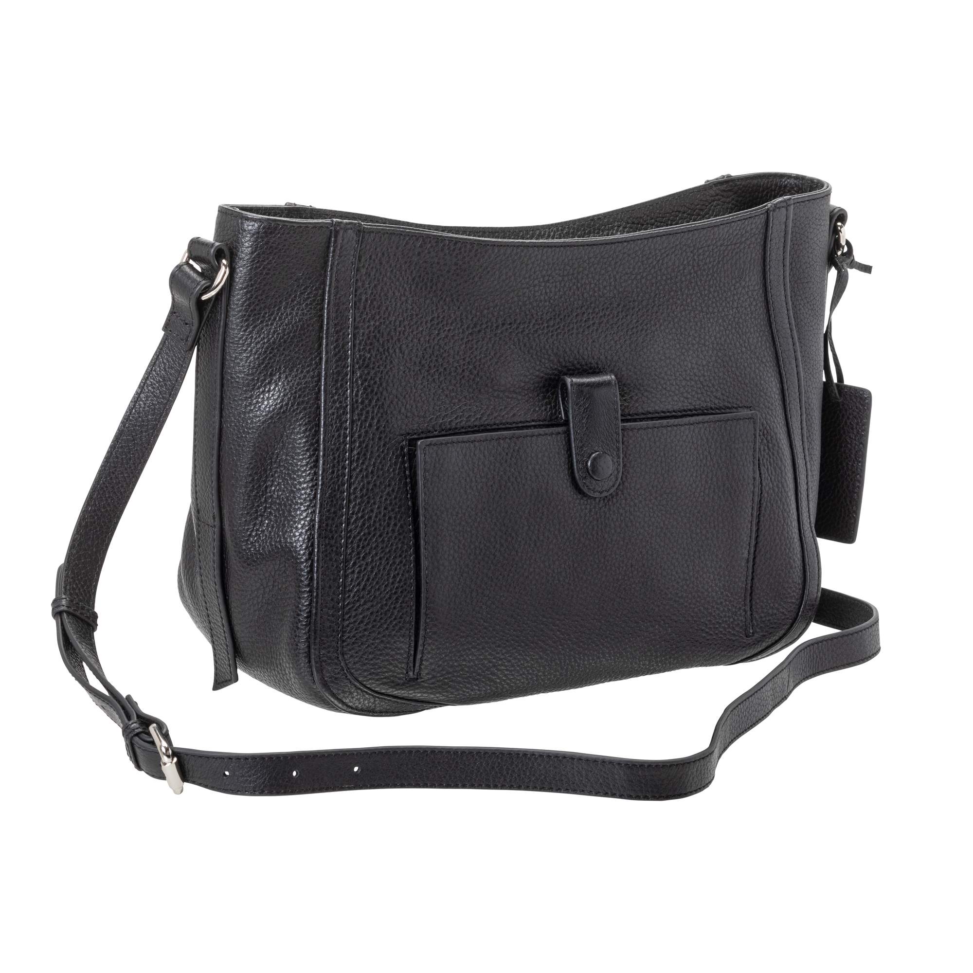 Sophia Pebbled Leather Crossbody Bag by Mancini - Stylish & Durable for Women, Perfect for Work, Travel & Everyday Use