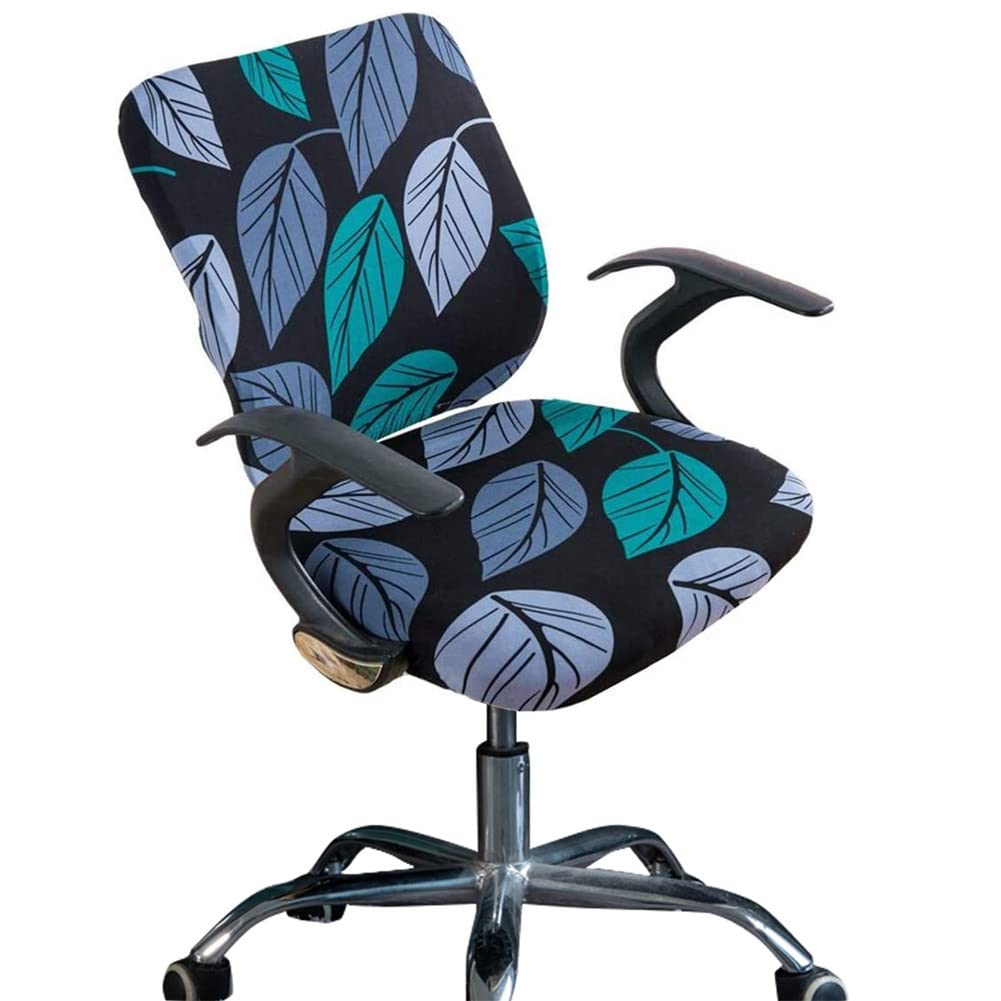 Melaluxe Universal Stretchable Office Chair Cover - Protective Slipcover for Computer & Rotating Chairs | Home Office, Gaming & Workspace Decor