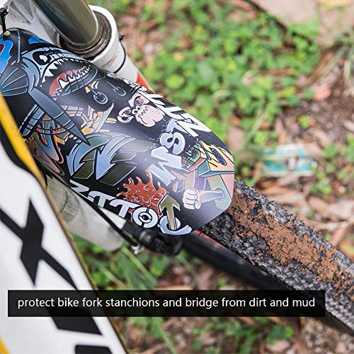 Dilwe Bike Fenders - Universal Rear Mudguard & Tire Mud Flaps for Mountain Bikes & Road Bikes | Waterproof & Durable Protection for Cycling in Rain, Mud & Wet Conditions