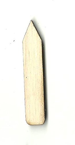 Laser Cut Unfinished Wood Pencil Shape SCL8 - DIY Craft Supplies for Scrapbooking, Woodworking, and Home Decor Projects