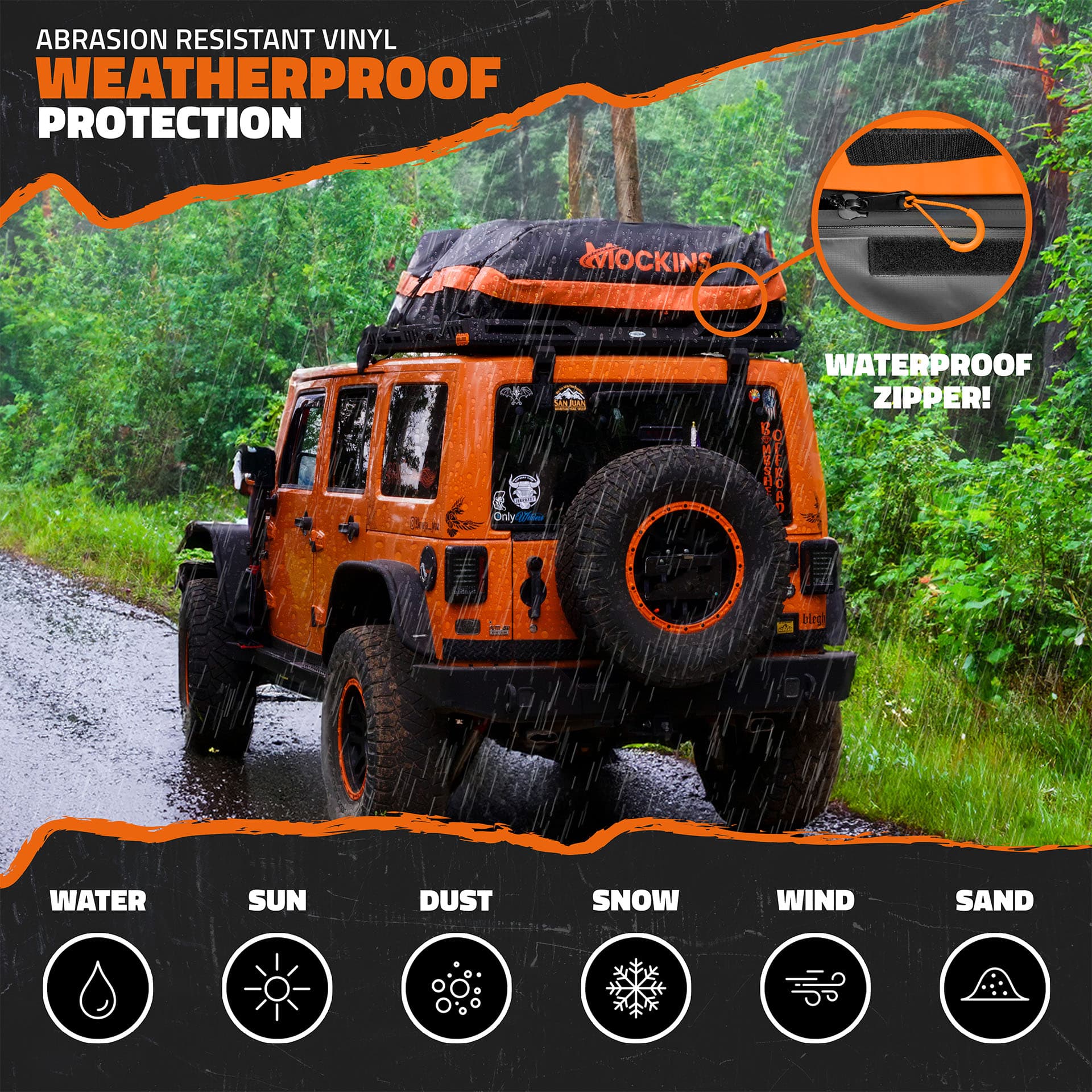 30 Cu Ft Rooftop Cargo Carrier Bag 60