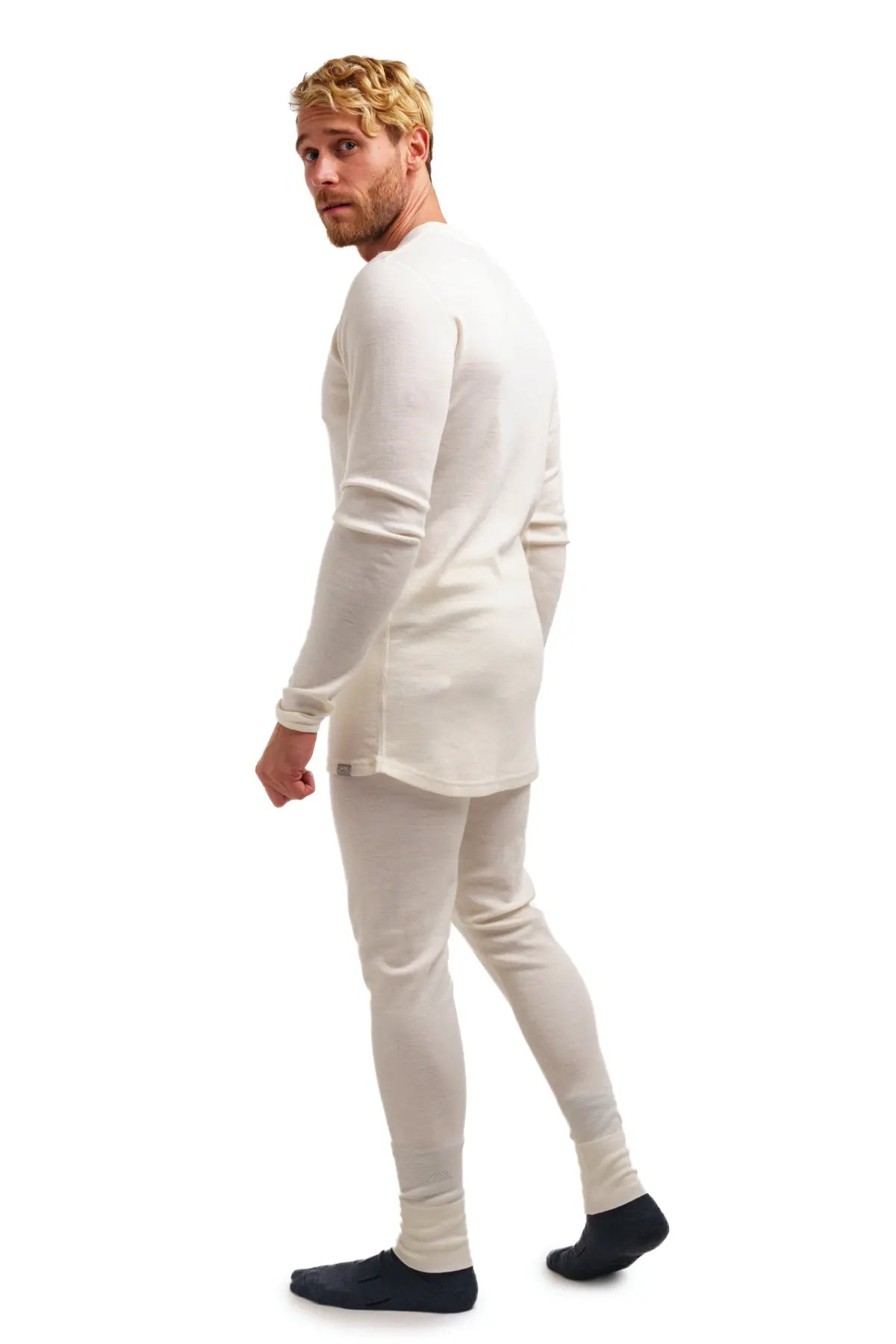 Men's 250 Natural Merino Wool Thermal Underwear Set - Warm Winter Base Layer for Skiing, Hiking & Outdoor Activities