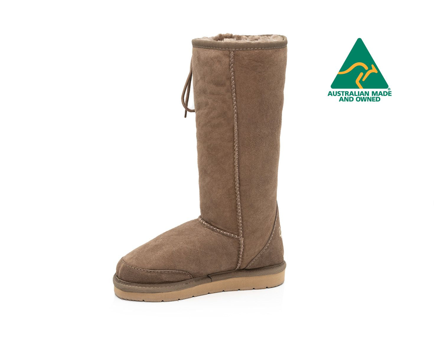 Classic Long Lace-Up UGG Boots for Women - Sizes M15 & M16 - Warm Winter Snow Boots for Outdoor & Indoor Comfort