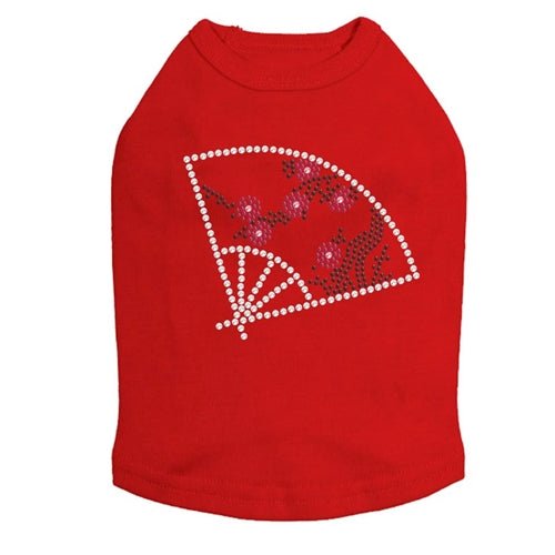 Chinese Fan Dog Tank Top - Stylish & Comfortable Pet Apparel in Multiple Colors - Perfect for Summer Walks & Outdoor Adventures