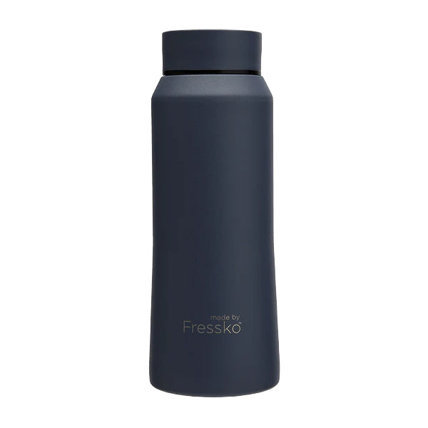 Fressko Insulated Stainless Steel Water Bottle - 18oz Vacuum Flask with Leakproof Lid, Double Wall Thermal Core for Hot & Cold Drinks - Perfect for Hiking, Gym, Office and Outdoor Activities