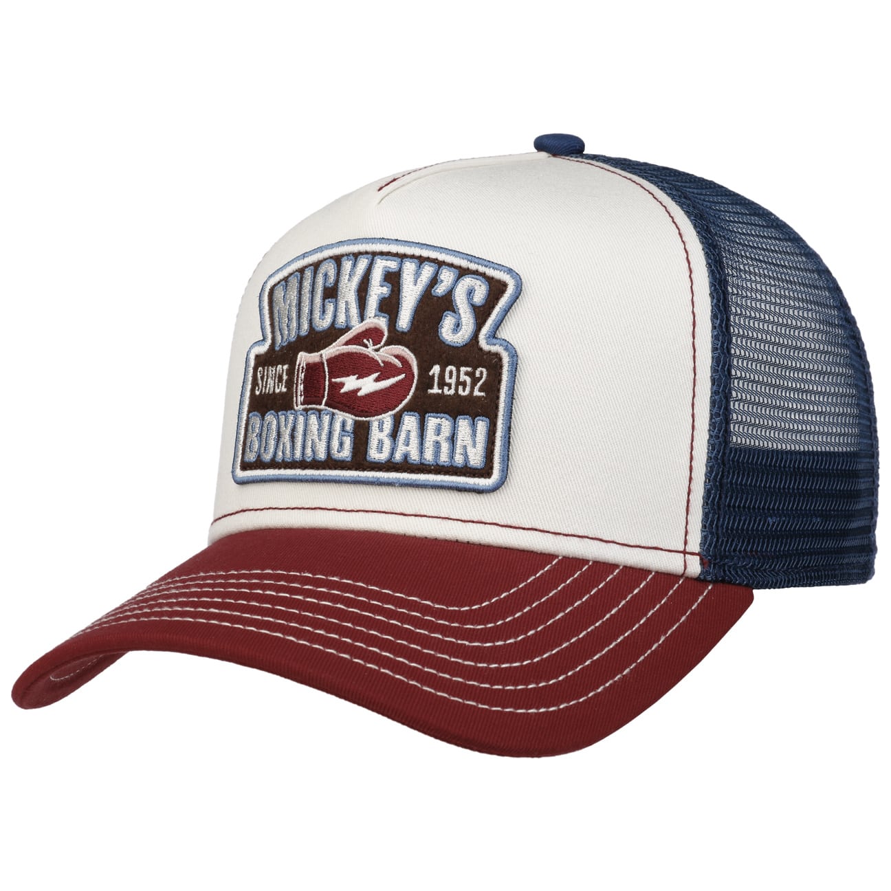 FWS Boxing Barn Trucker Cap - Adjustable Snapback Hat for Men & Women - Perfect for Boxing, Sports, and Casual Wear