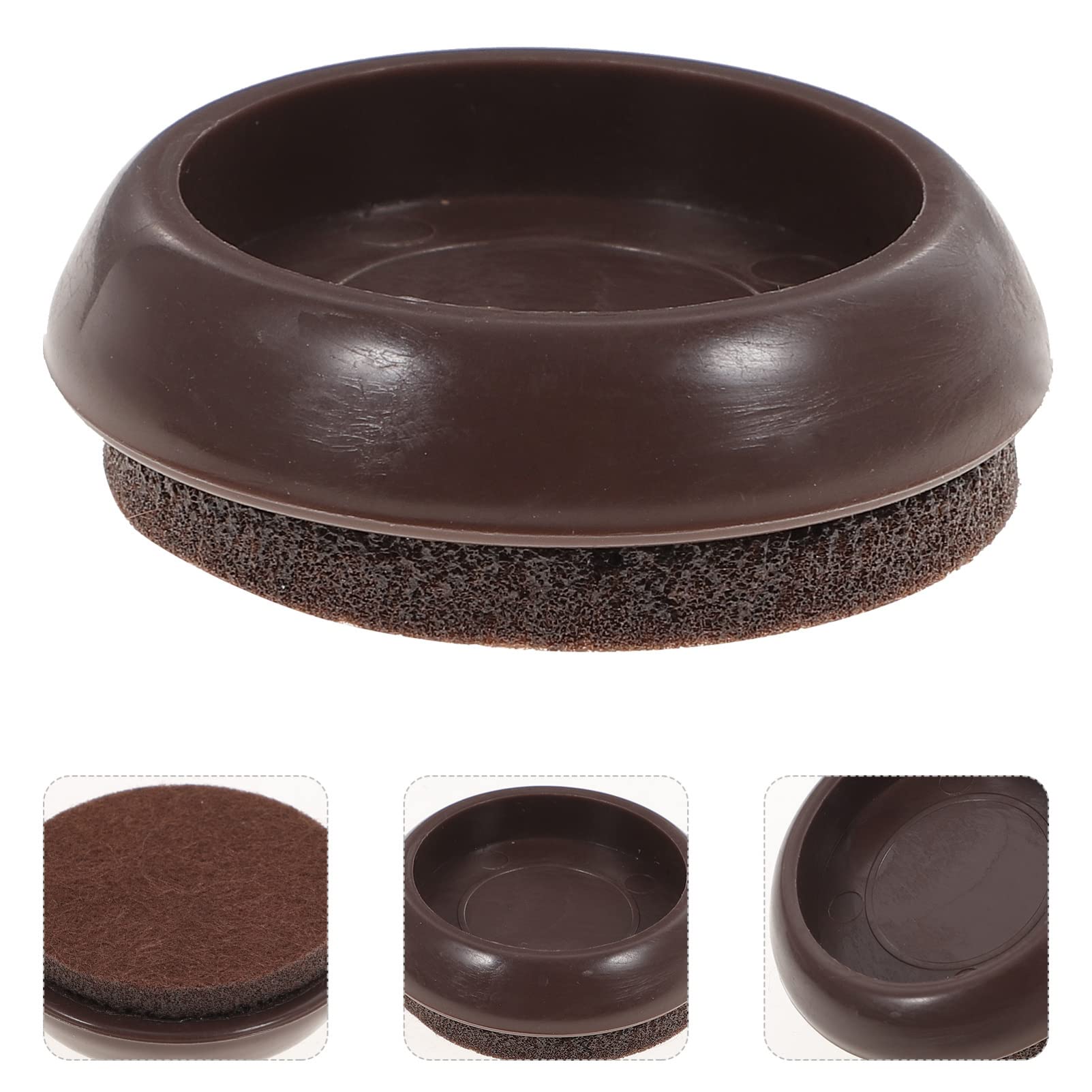 10-Pack Non-Slip Furniture Caster Cups - Heavy Duty Wheel Stoppers for Hardwood Floors, Chair & Sofa Leg Protectors - Perfect for Office Chairs, Rolling Desks & Home Furniture to Prevent Scratches & Damage