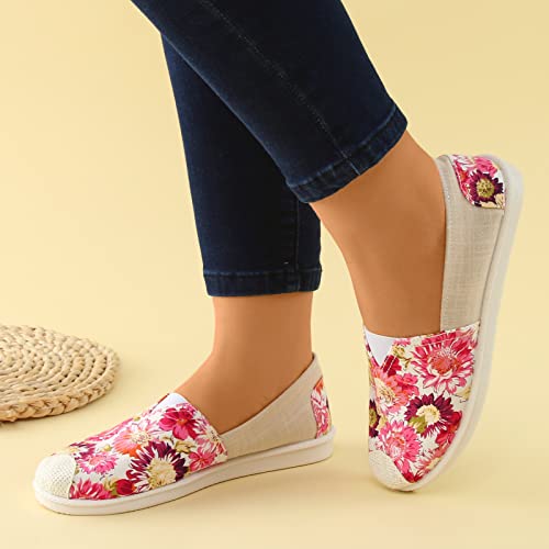 Women's Casual Linen Soft Sole Cloth Shoes - Comfortable Non-Slip Beef Tendon Sole - Fashionable & Breathable for Daily Wear - Perfect for Walking, Travel & Office (7-14 Day Delivery)