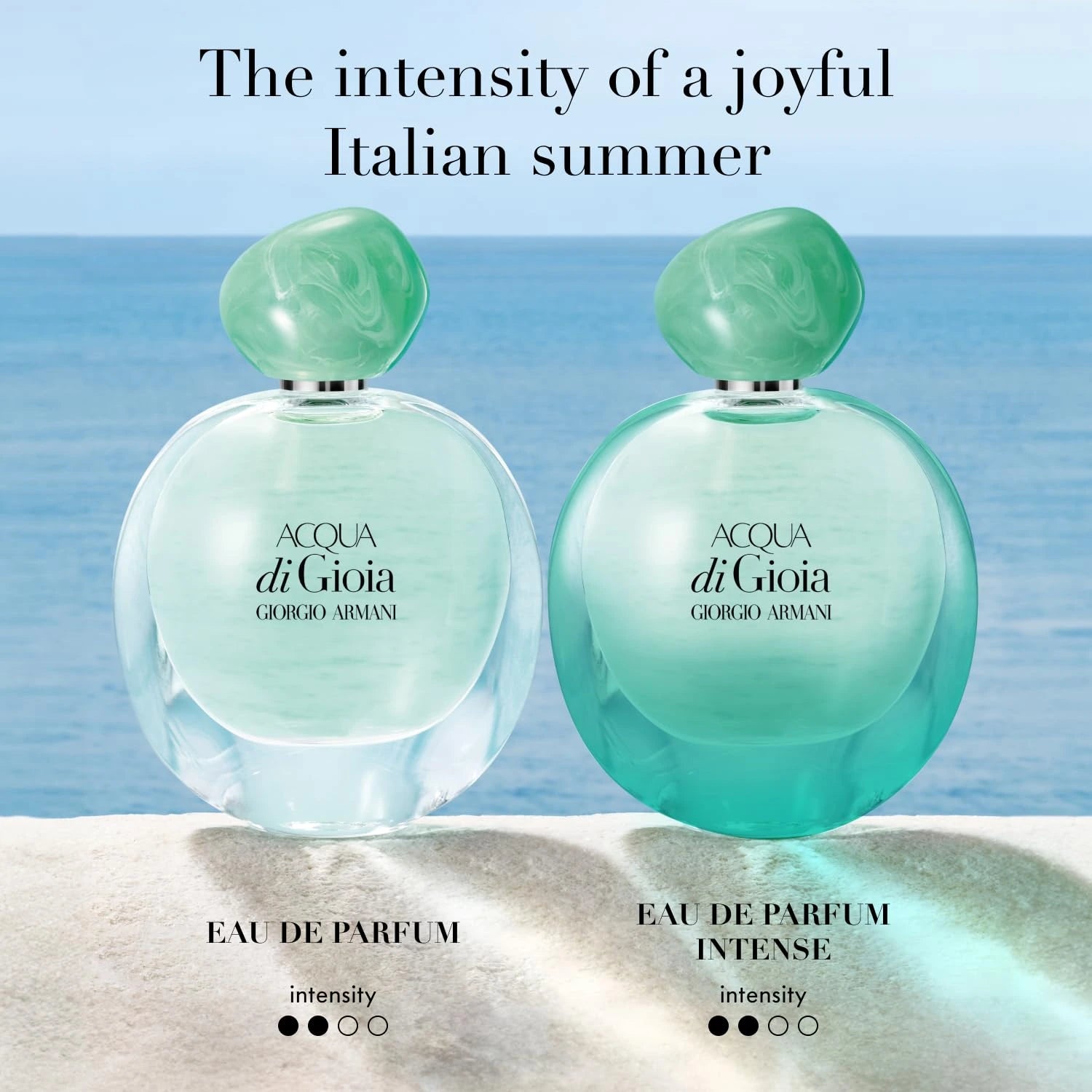 Acqua Di Gioia Intense 3.4 oz Eau de Parfum for Women - Fresh Floral Fragrance for Day & Night Wear, Date Nights & Special Occasions